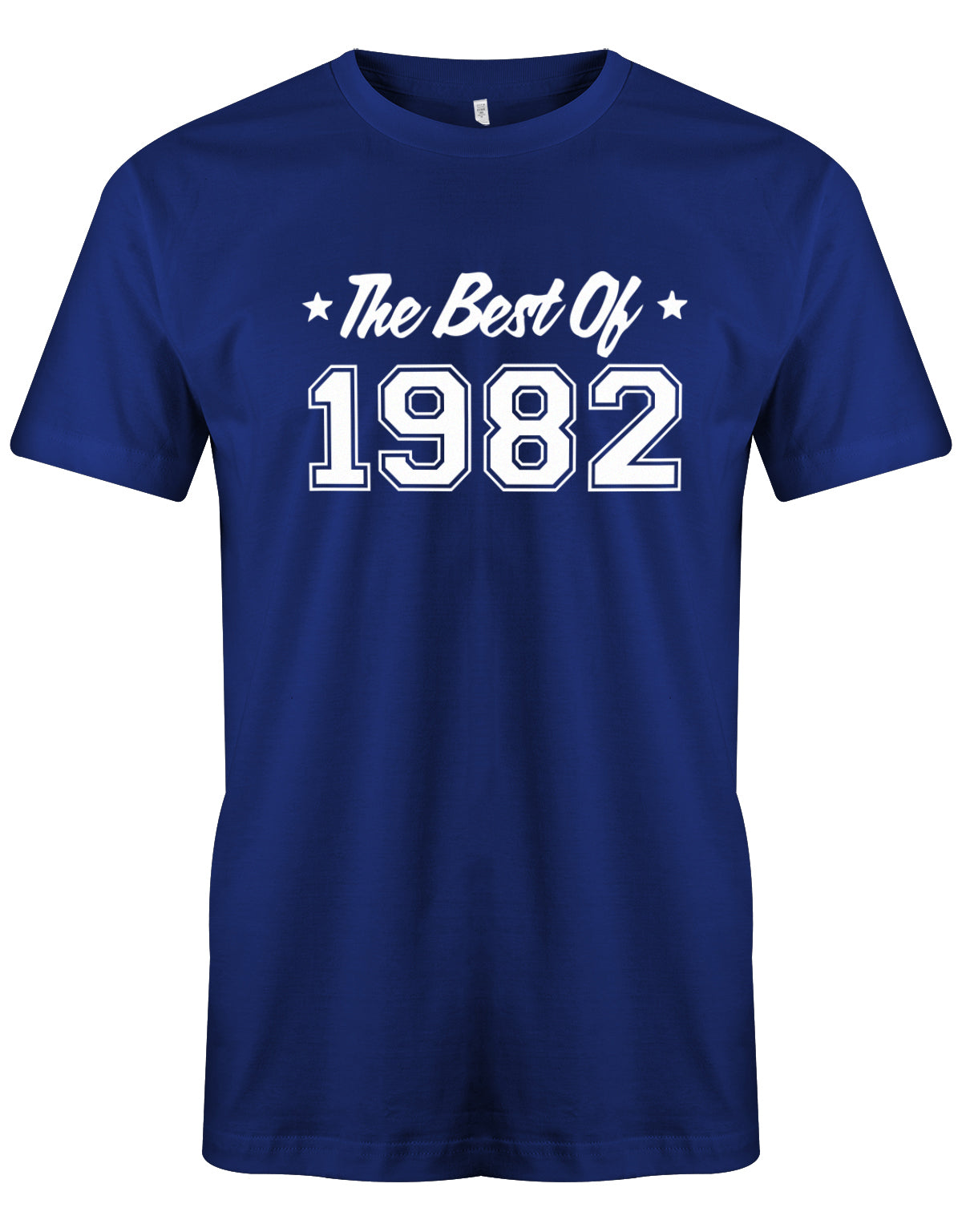 the-best-of-1982-geburtstag-herren-shirt-royalblau