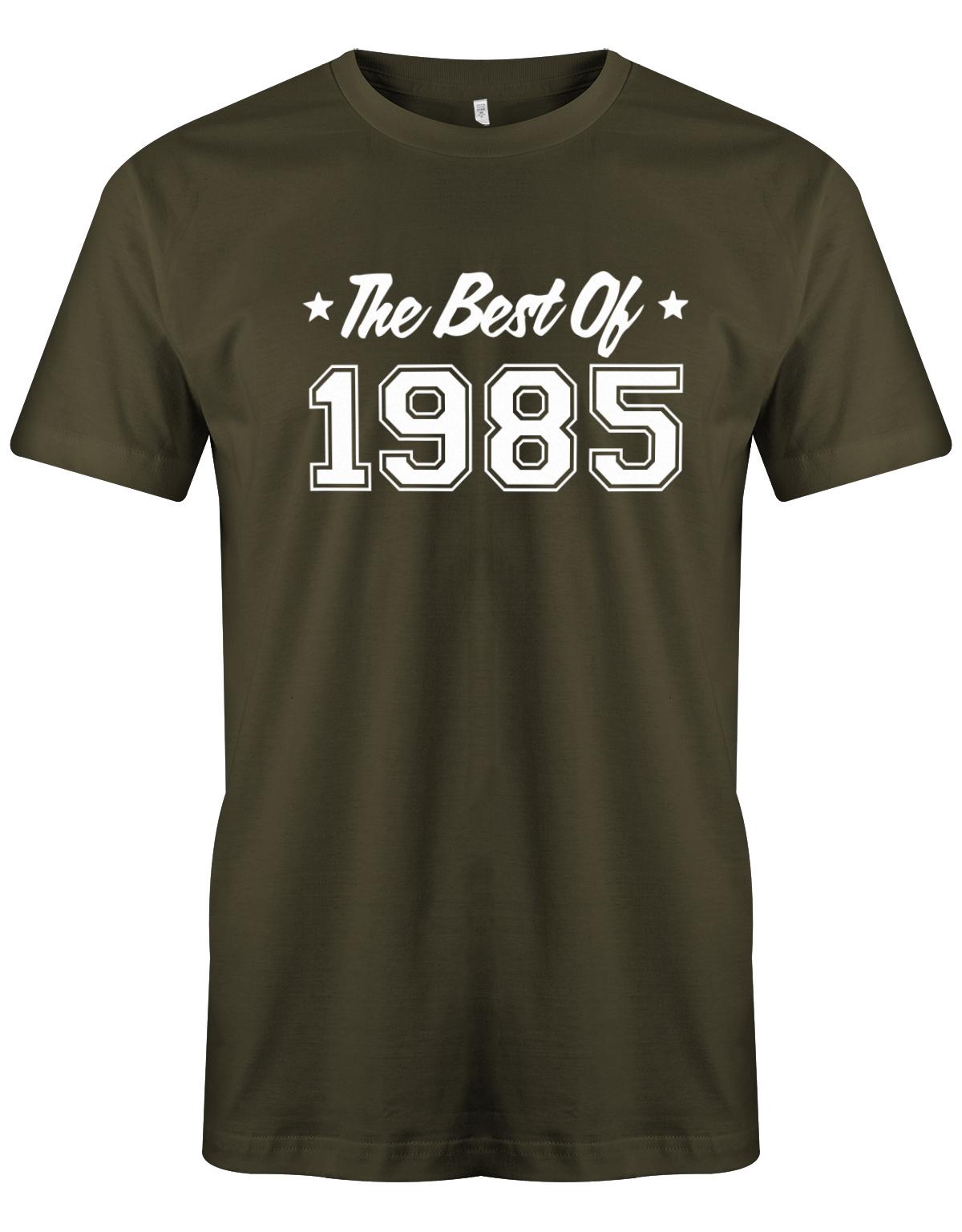 the-best-of-1985-geburtstag-herren-shirt-army