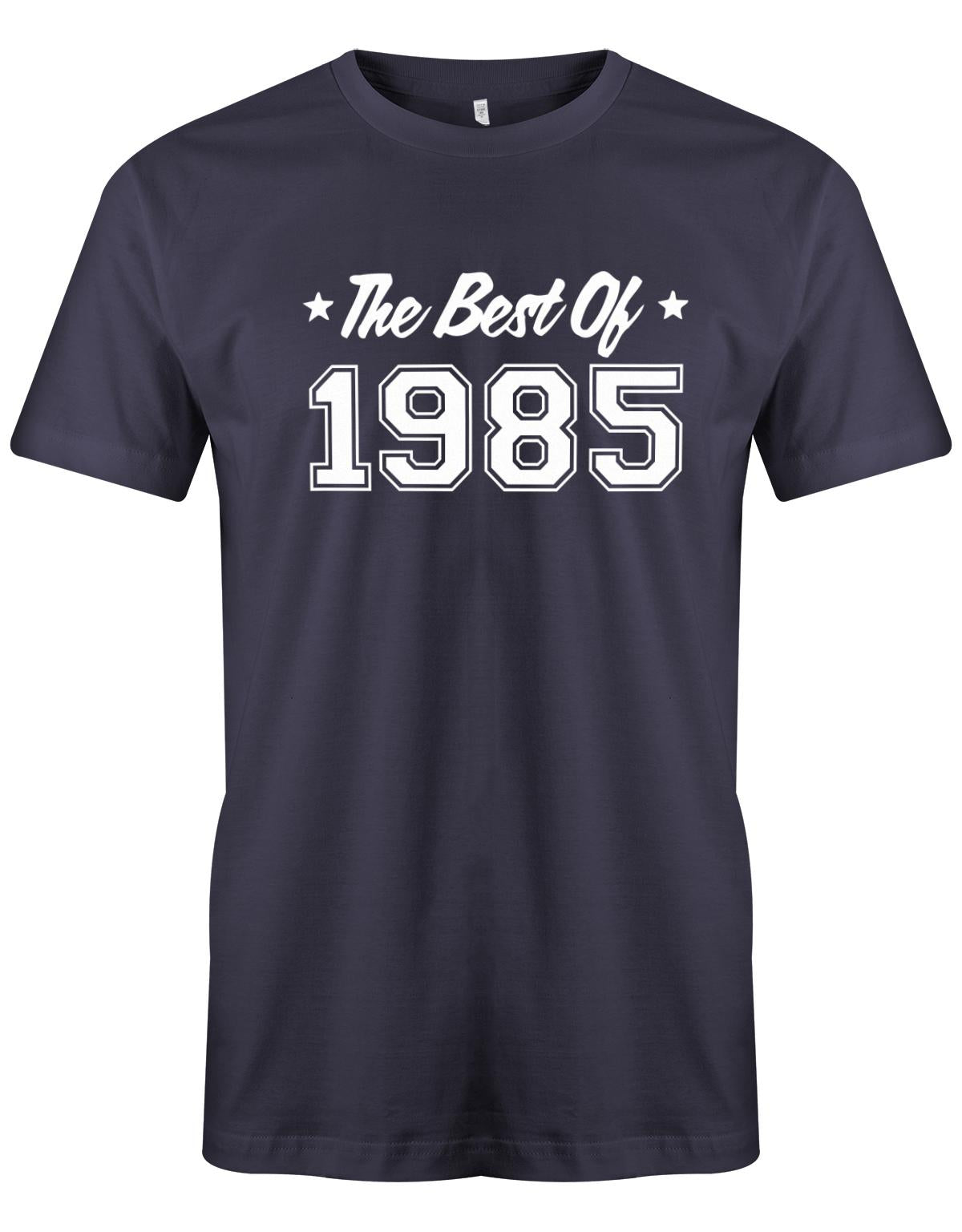 the-best-of-1985-geburtstag-herren-shirt-navy