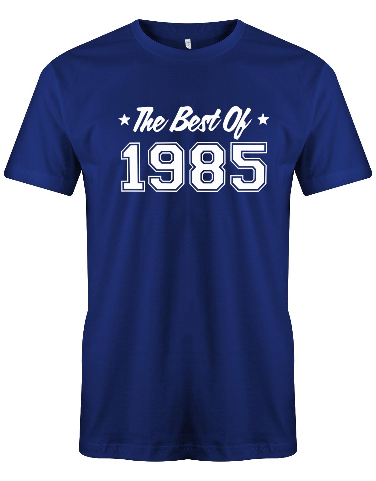 the-best-of-1985-geburtstag-herren-shirt-royalblau