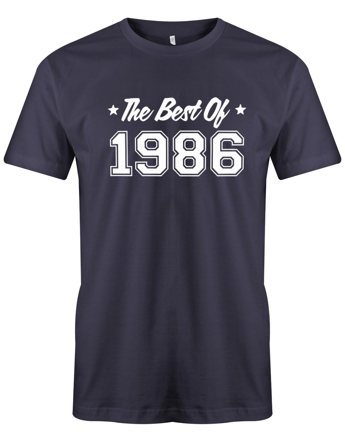 the-best-of-1986-geburtstag-herren-shirt-navy