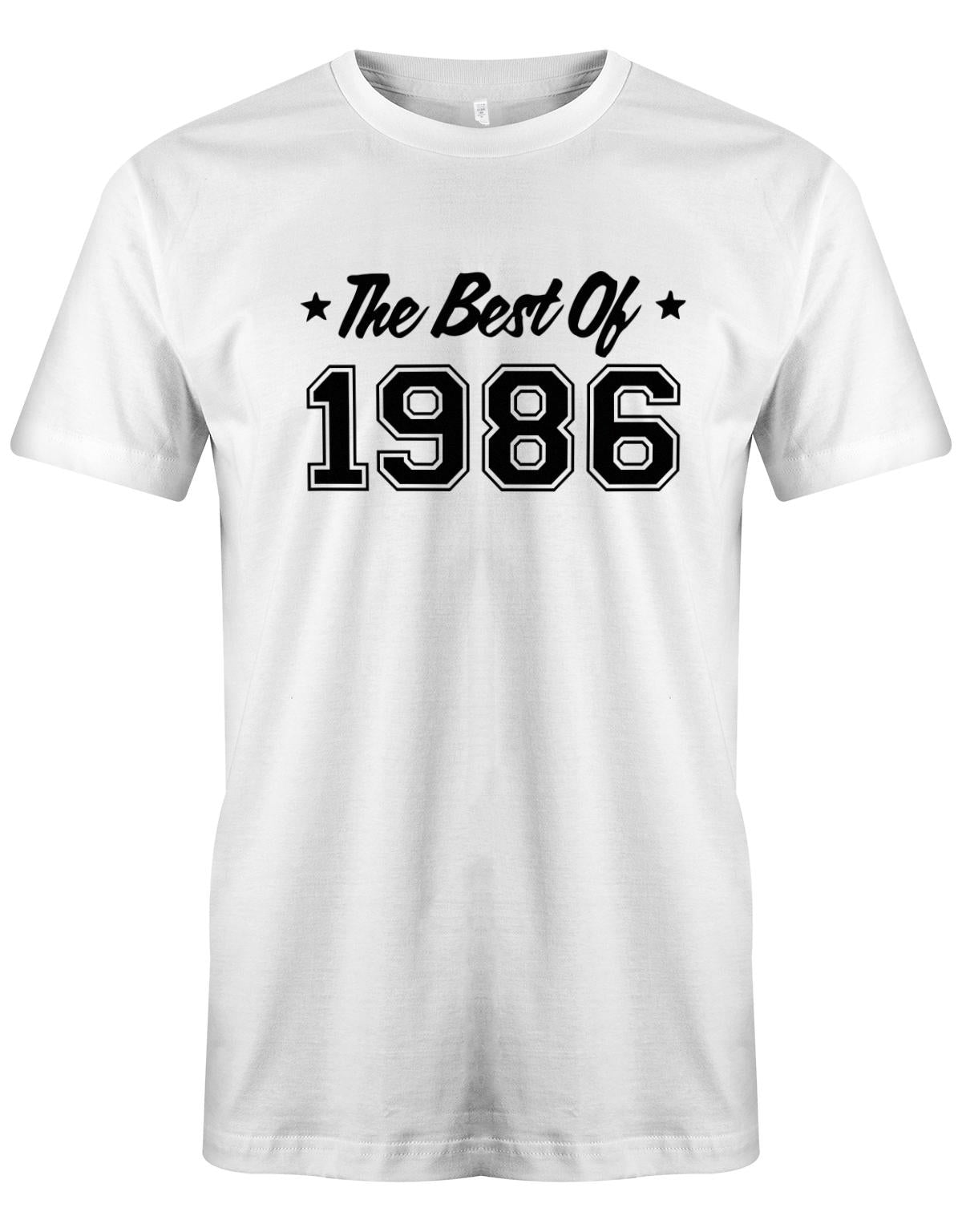the-best-of-1986-geburtstag-herren-shirt-weiss