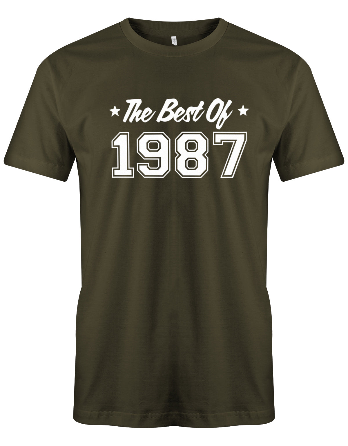 the-best-of-1987-geburtstag-herren-shirt-army