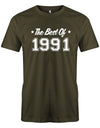 the-best-of-1991-geburtstag-herren-shirt-army