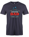 this-is-what-an-awseome-Dad-looks-like-Herren-papa-Shirt-Navy