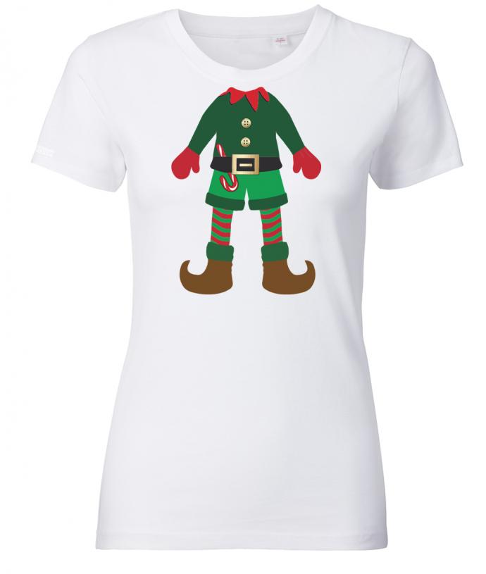 weihnachtself-mini-damen-shirt-weiss