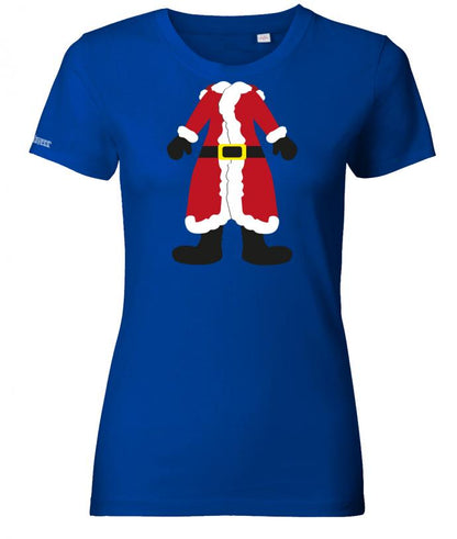 weihnachtsmann-mini-damen-shirt-royalblau