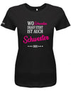 wo-schwester-drauf-steht-ist-auch-schwester-drin-damen-shirt-schwarz