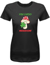 you-lucky-mushroom-Damen-Shirt-SChwarz