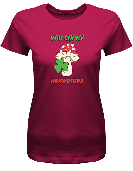 you-lucky-mushroom-Damen-Shirt-Sorbet