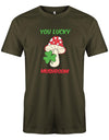 you-lucky-mushroom-Herren-Shirt-Army