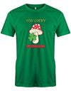 you-lucky-mushroom-Herren-Shirt-Gr-n
